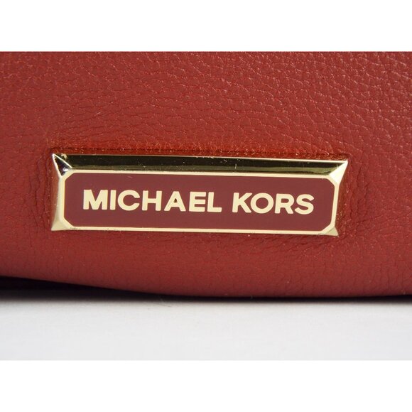 Michael Kors Lexington Burgundy Pebbled Leather Shoulder Bag main image 2